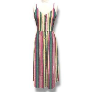 Chances R Striped Maxi Dress NWOTs